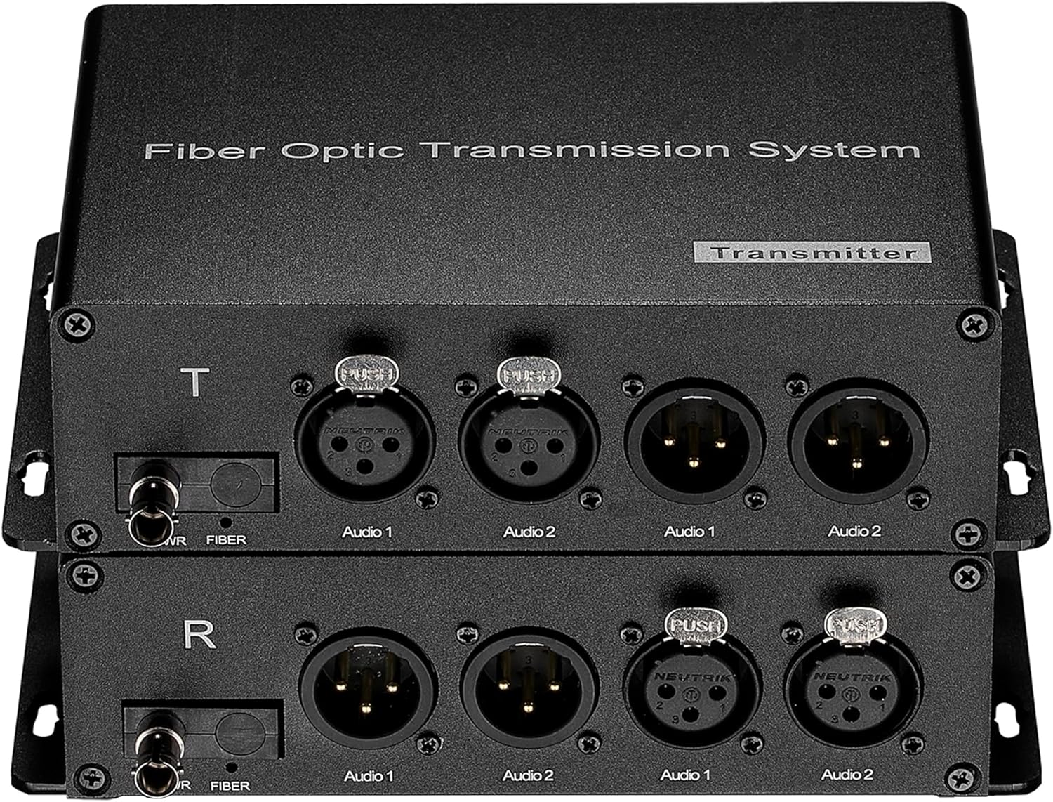 BIDI 2 XLR Audio Fiber Converter,Broadcast Grade Balanced Audio Over Fiber Optic Extender-Singlemode 20Km,Multimode 500m,ST Optical Professional Crystal Clear Sound A Pair
