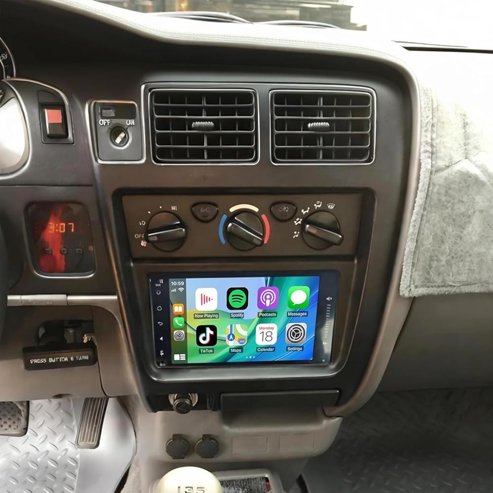 4+64G Car Stereo Radio for Toyota Tacoma 1998-2004 with Wireless CarPlay and Android Auto, 7IN HD Touchscreen Android 13 Double Din Car Audio w/Bluetooth WiFi GPS SWC FM Mirror Link Backup Camera