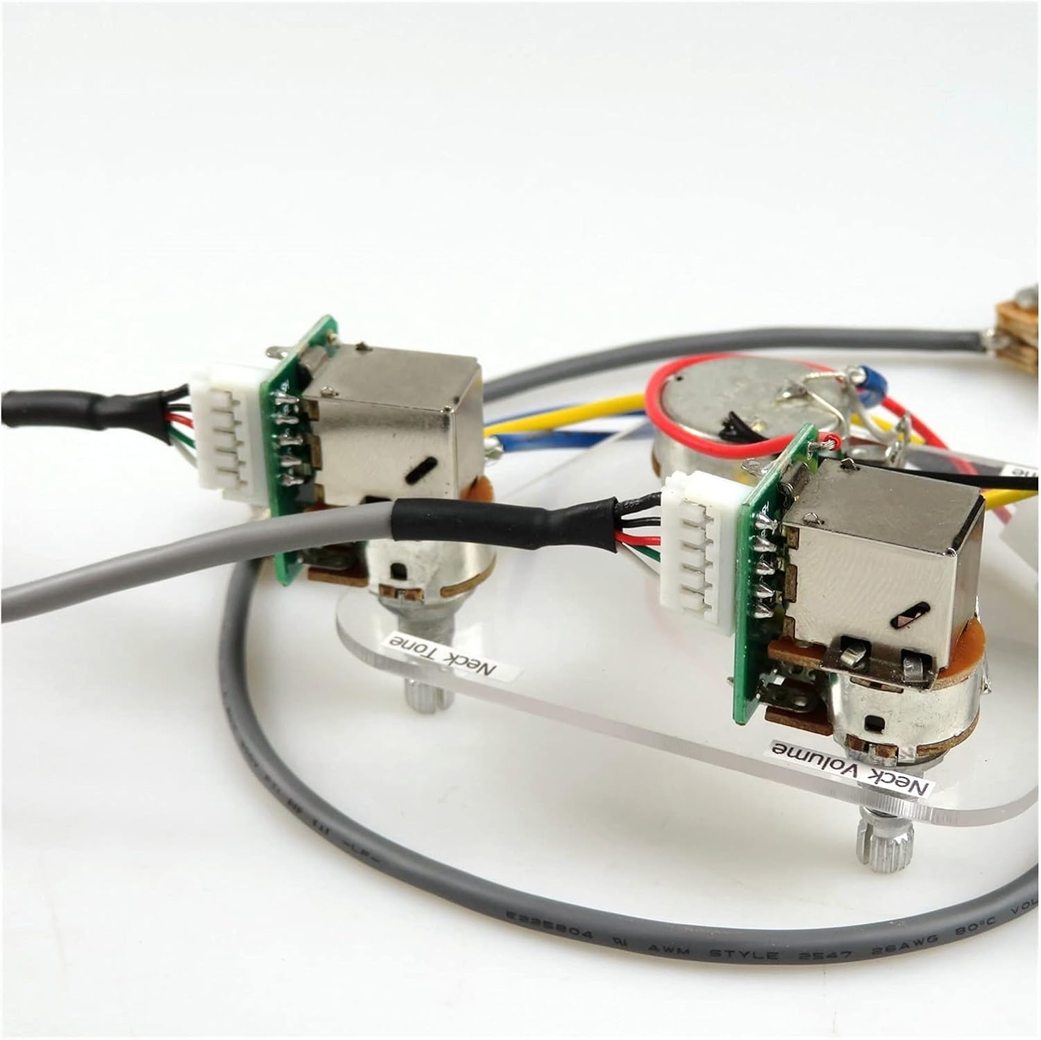 Electric Guitar Pickups 1 Set Electric Guitar Pickups PRO Humbucker Alnico 5 Guitar Pickups Guitar Wiring for Gibson Guitar Guitar Pickup Set (Color : Zebra YE Frame)