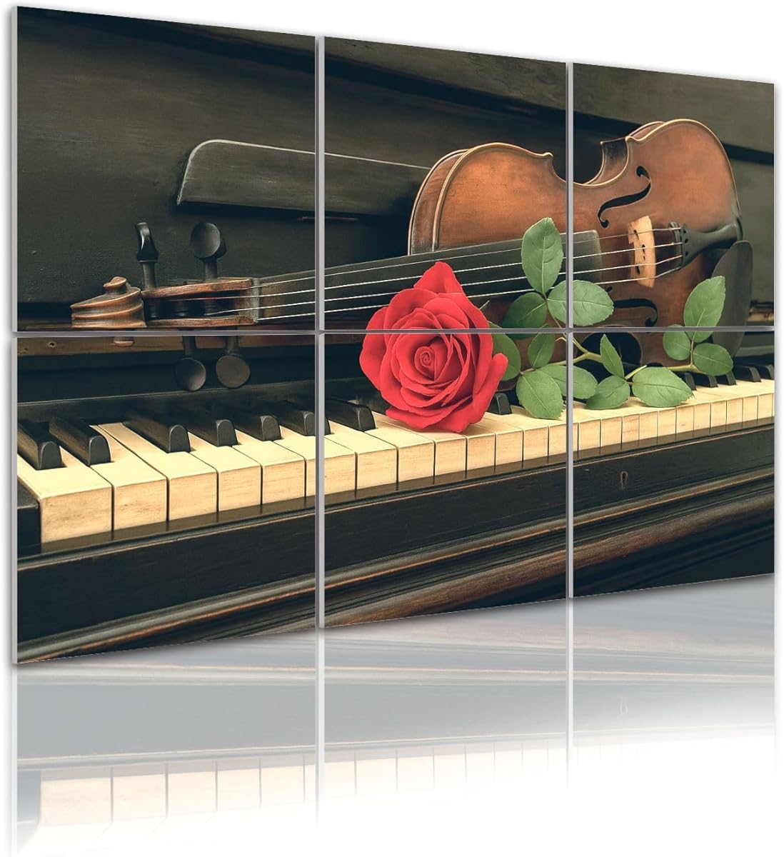 6 Pack Art Acoustic Panels music instrument composition Sound Absorbing Panel 48