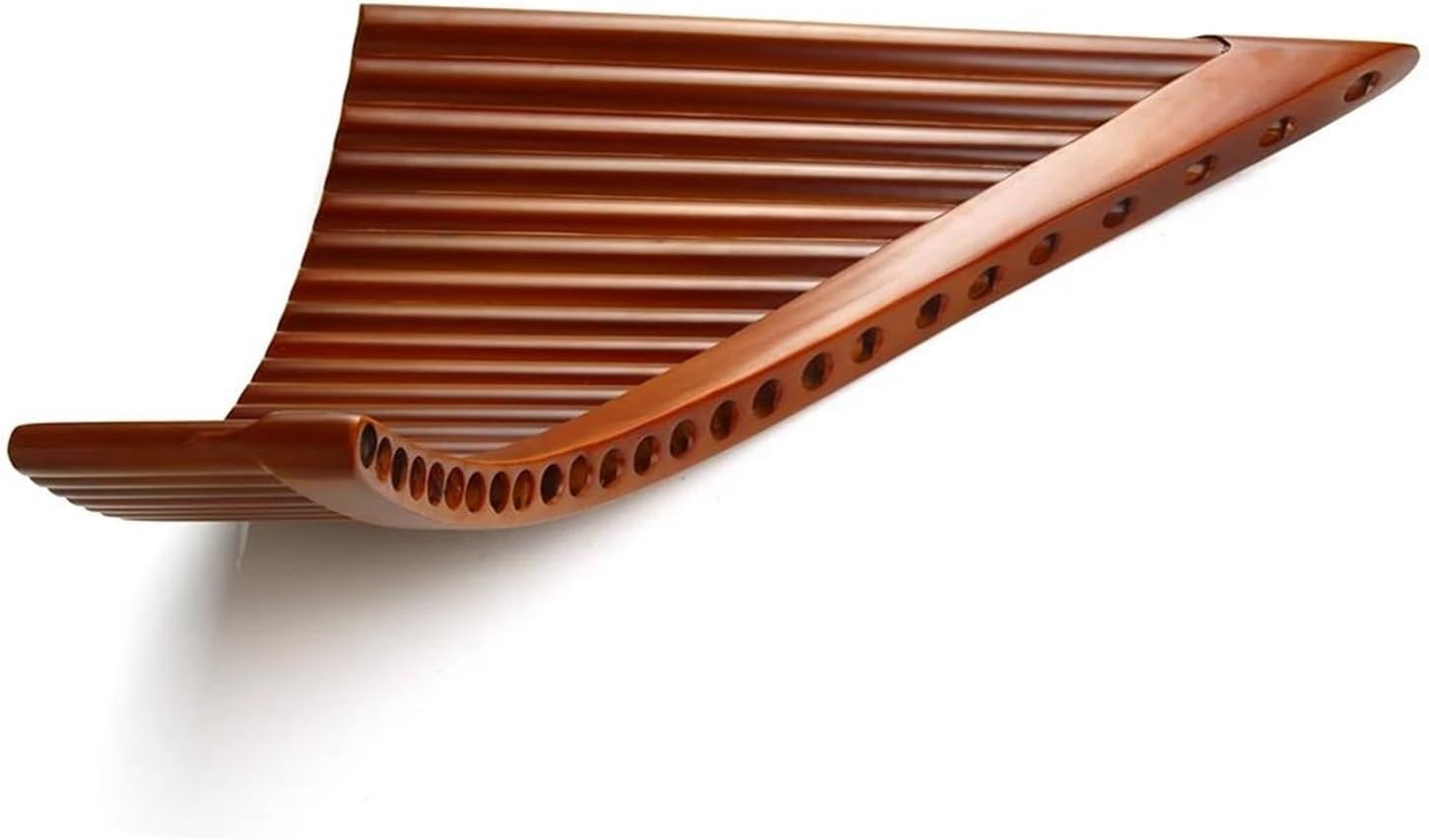 25 Pipes C/G Key PanFlute Pan Pipes Woodwind Instrument Chinese Traditional Musical Instrument (Color : Right-C)