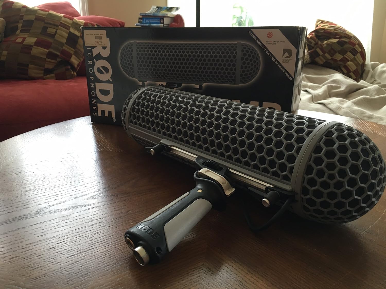 Rode Blimp Windshield and Rycote Shock Mount Suspension System for Shotgun Microphones