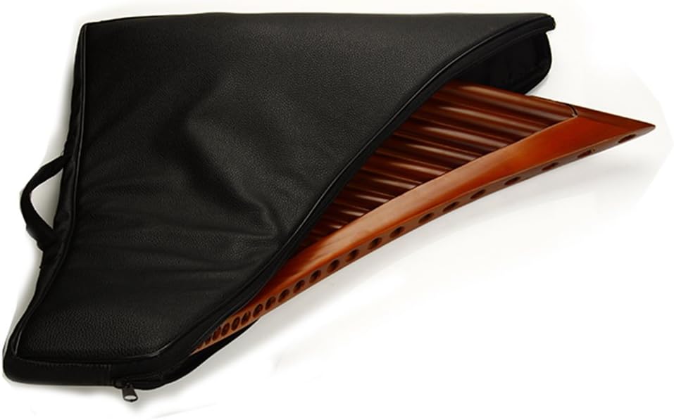 25 Pipes C Key Pan Flute Chinese Traditional Musical Instrument Pan Pipes Easy to Learn (Right Hand)