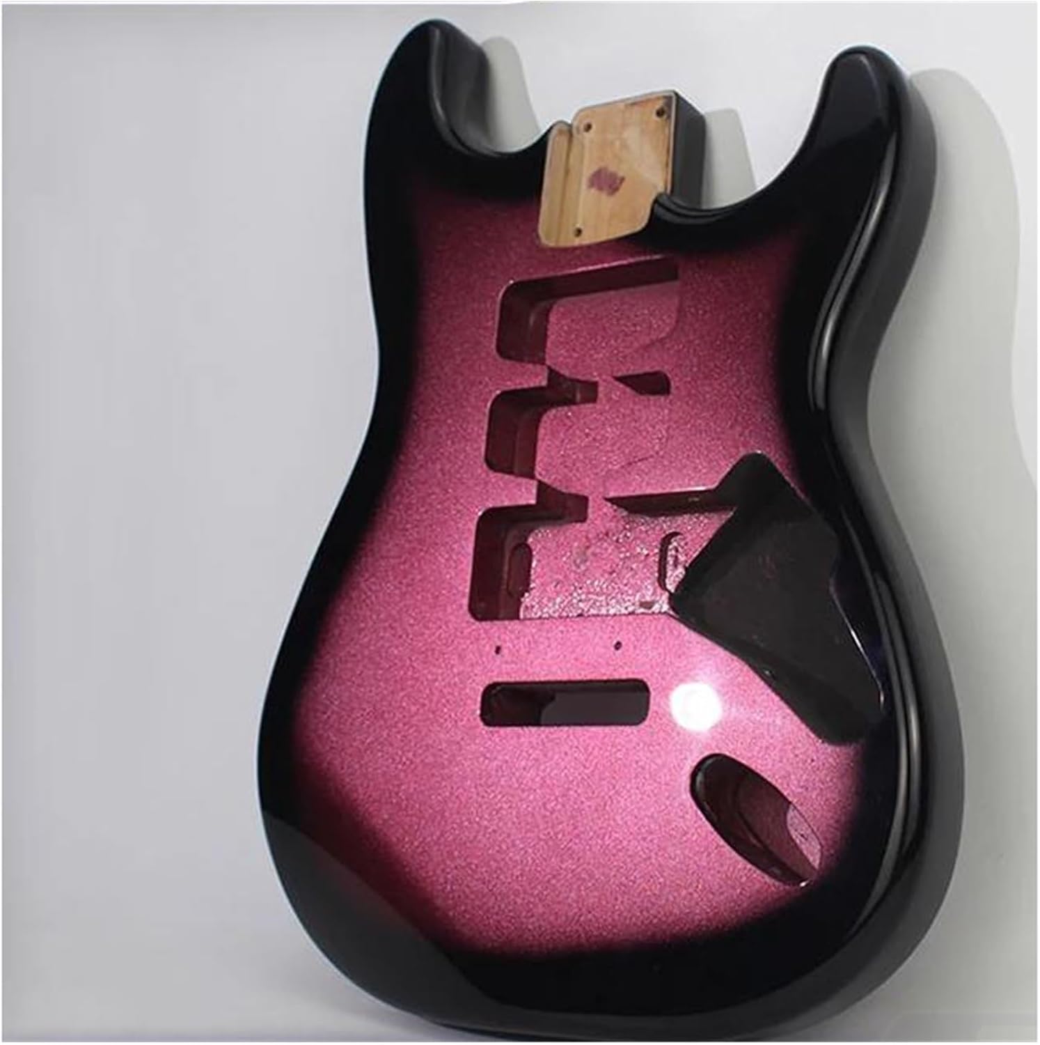 Guitar Body Guitar Replacement Parts For ST Pink Black Gradient Edge Alder Wood Electric Guitar Body Fend Standard Size