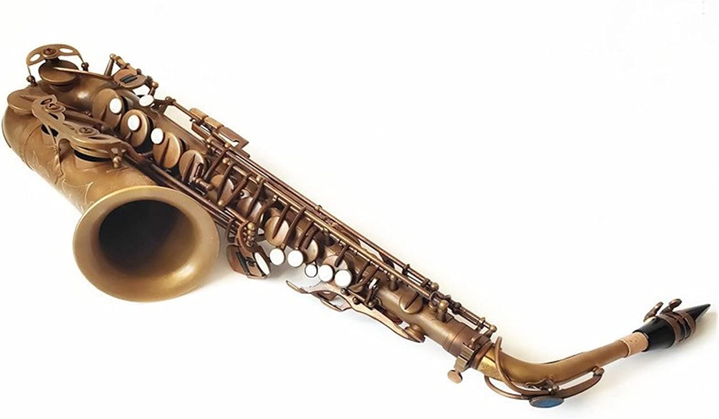 Sax Beginners Kit Unique Retro Alto Saxophone Brass Antique Copper EB Tune E Flat Musical Instrument Sax with Case Mouthpiece Wind Instrument