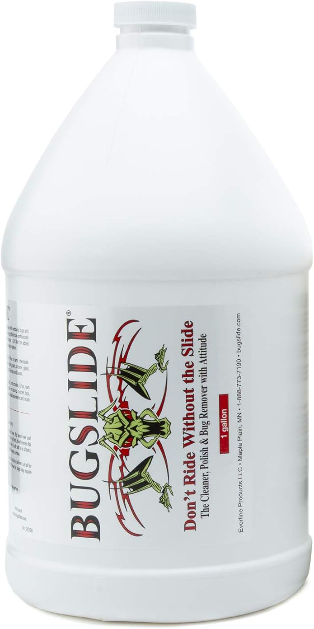 BugSlide 1 Gallon Cleaner Refill for Spray Bottles & Travel Kits - All Surfaces Cleaning and Detailing Solution for Vehicle Interior and Exterior Use - Shines, Degreases, Polishes