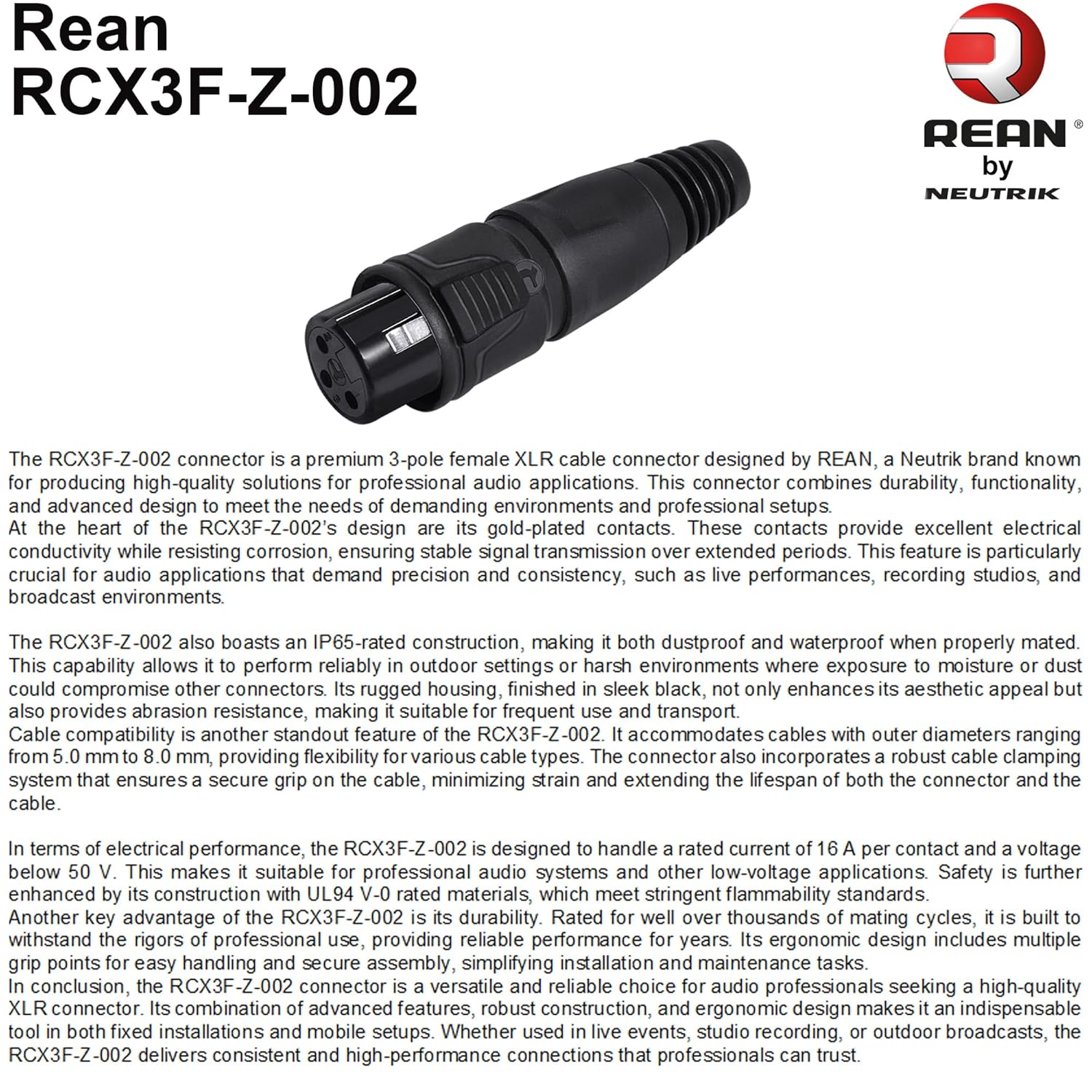 WBC-VALUELINE-2CS (22 AWG) - 4 Units - 30 Foot–Low-Capacitance Shielded Balanced Flexible Microphone, Active-Speaker & Interconnect Cables with Neutrik-Rean IP65 Rated Gold XLR Connectors