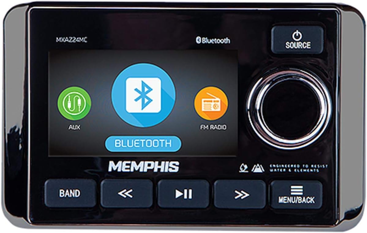 Memphis Audio MXAZ24MC Bluetooth Media Center with Zone Control and Video Input - Used, Acceptable