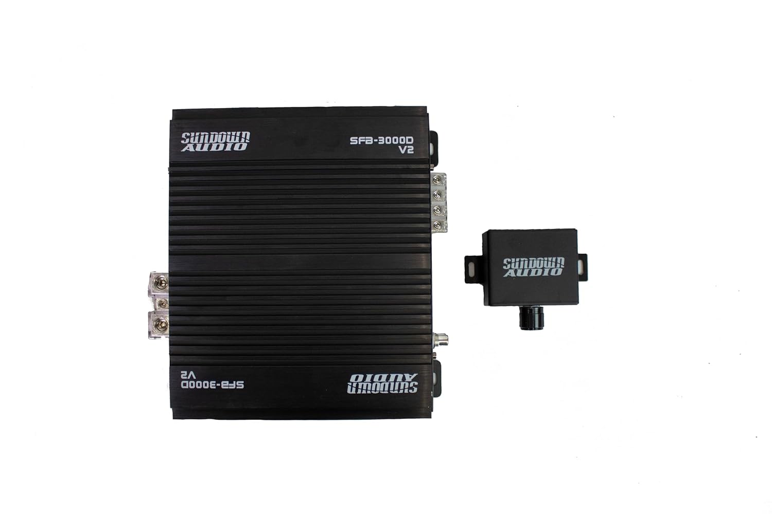 Sundown Audio SFB-3000D 3000W RMS Class D Monoblock Amplifier - 1 Ohm Stable, High-Efficiency Car Subwoofer Amp with Variable Crossover Filters, Bass Boost, and Smart Cooling