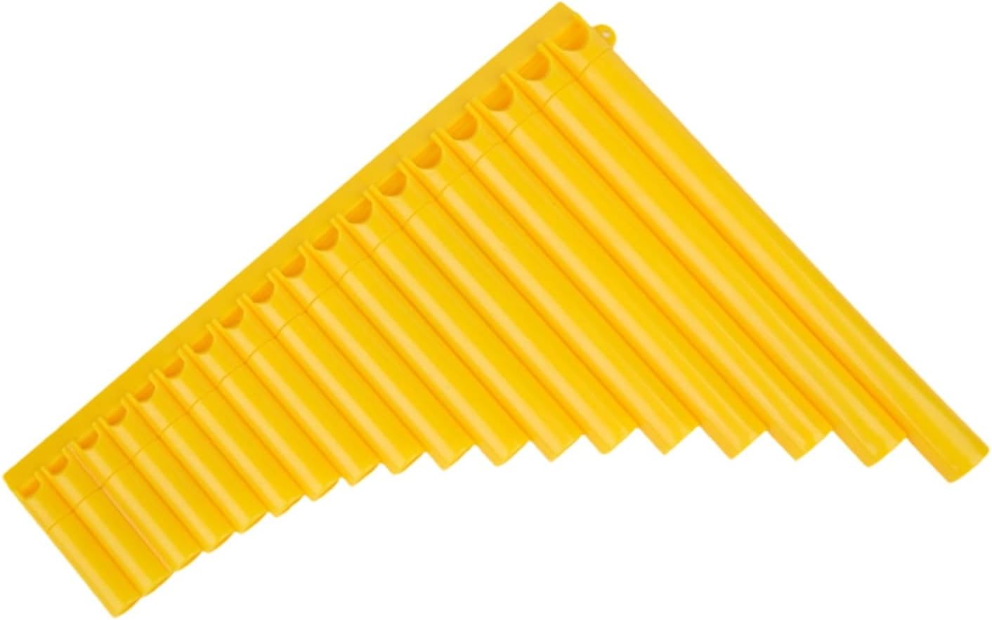 25 Pipe C Key Pan Flute Professional Teaching Of Playing Pan Flute 16 18 Pipe Dedicated C Wind Instrument(18 yellow)