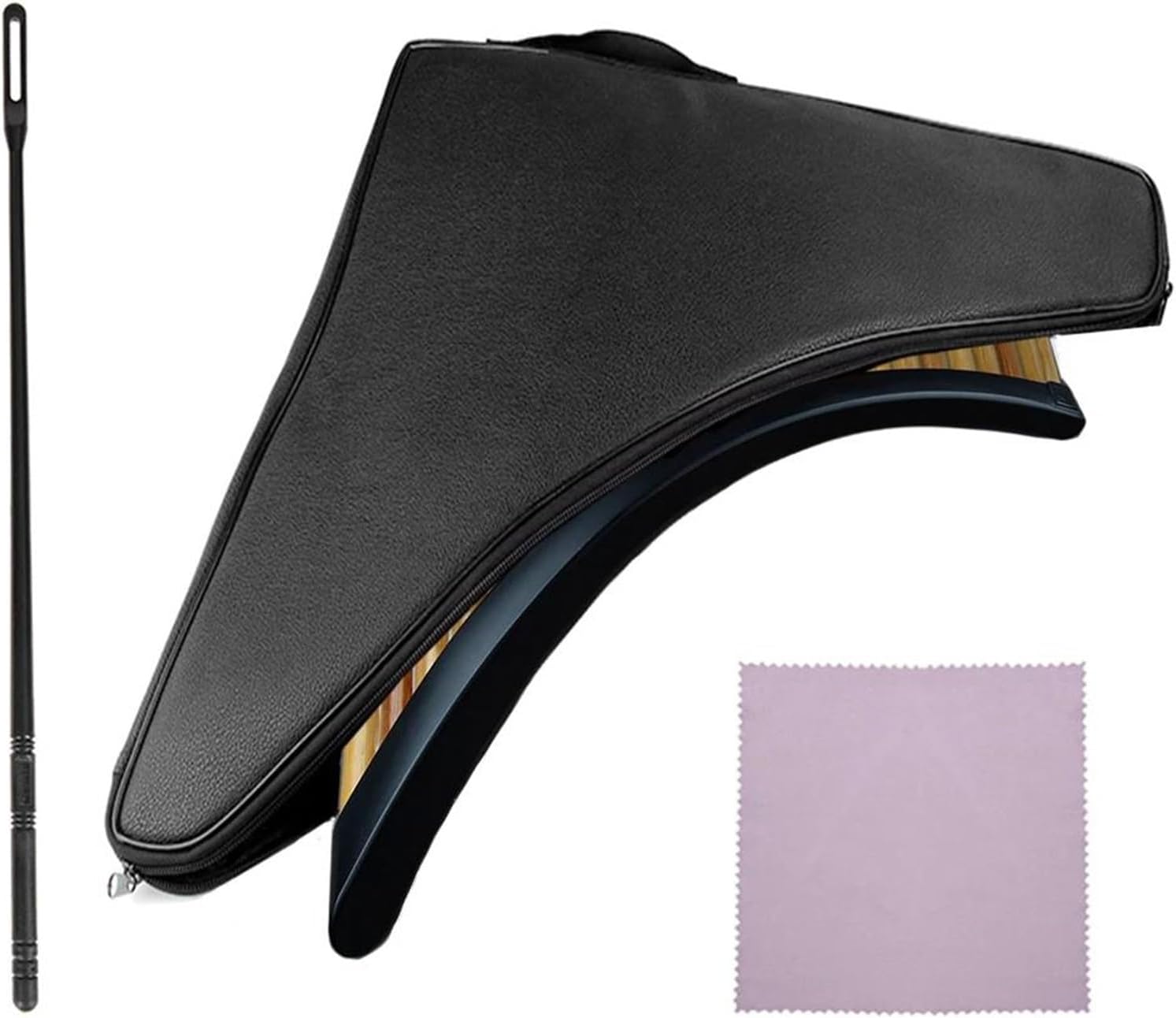 pan flute for beginners Right Hand Pan Flute G Key Removable Tray Original Colour Woodwind Instrument Handmade Pan Pipe 22 Tubes