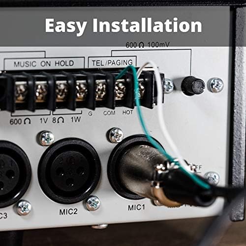 REBUILD SKILLS RBX-515SBG-18X Replaces Shure 515SBG-18X. Push-to-Talk Microphone for Paging in Restaurants, Grocery Stores. Includes 20