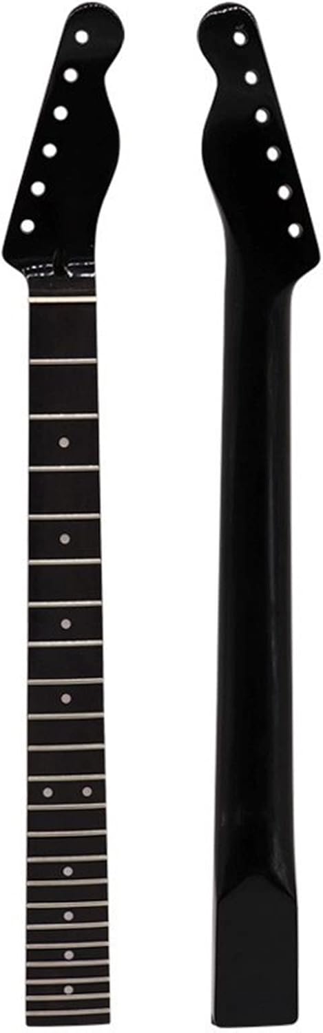 TSTS 6 String Guitar Neck Maple 22 Frets Rosewood Fingerboard for TL Guitar Neck Black Guitar ​Neck Replacement