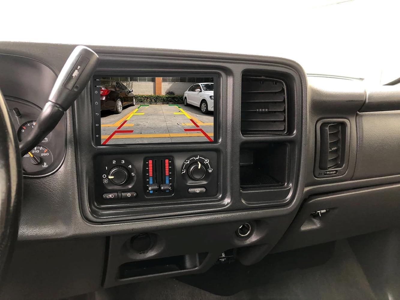 Car Stereo Radio for Chevrolet/GMC 2003-2006 Android 13 2G RAM 64G ROM 7 Inch Touchscreen Radio, Support for Carplay/Android Auto GPS Navi Head Unit & BT AHD Backup Camera & FM SWC Mic Radio 283