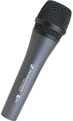 Sennheiser 3x e 835 Wired Cardioid Handheld Dynamic Lead Vocal Stage Microphone with Clip - With 3x Pyle PPMCL15 15ft Symmetric Microphone Cable, XLR Female to XLR Male