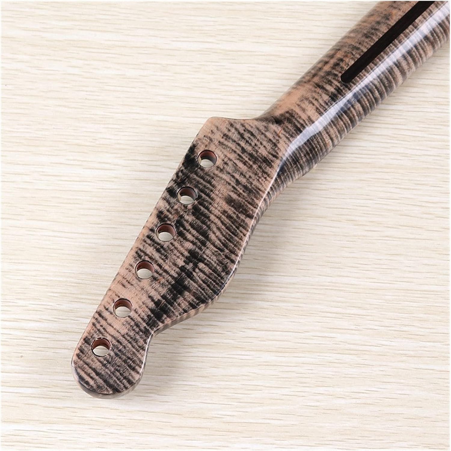 Neck Electric Guitar Neck Canada Flame Maple One Piece Wood High Gloss 6 Strings 21F Electric Guitar Neck