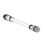 Woodhead/Molex, 1300280086, Cable Assembly MIC 5P M/MFE 1.5M 90/ST Drop (2 Item/s)