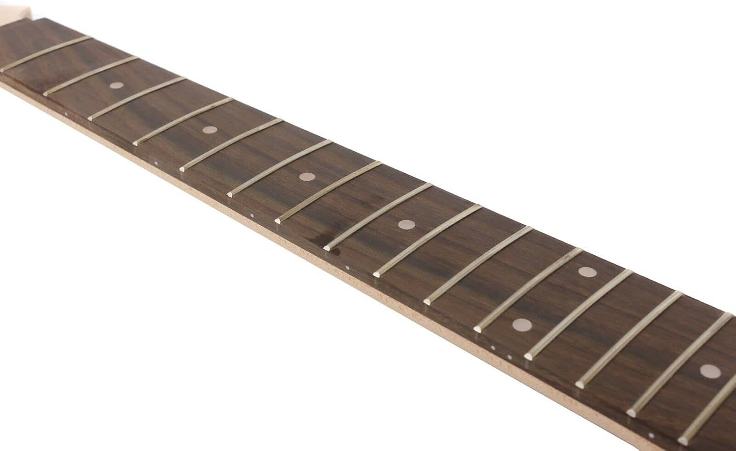 7 String Electric Guitar Neck 24 Fret 25.5inch Maple Rosewood Fretboard Dot Inlay Electric Guitar Neck Replacement