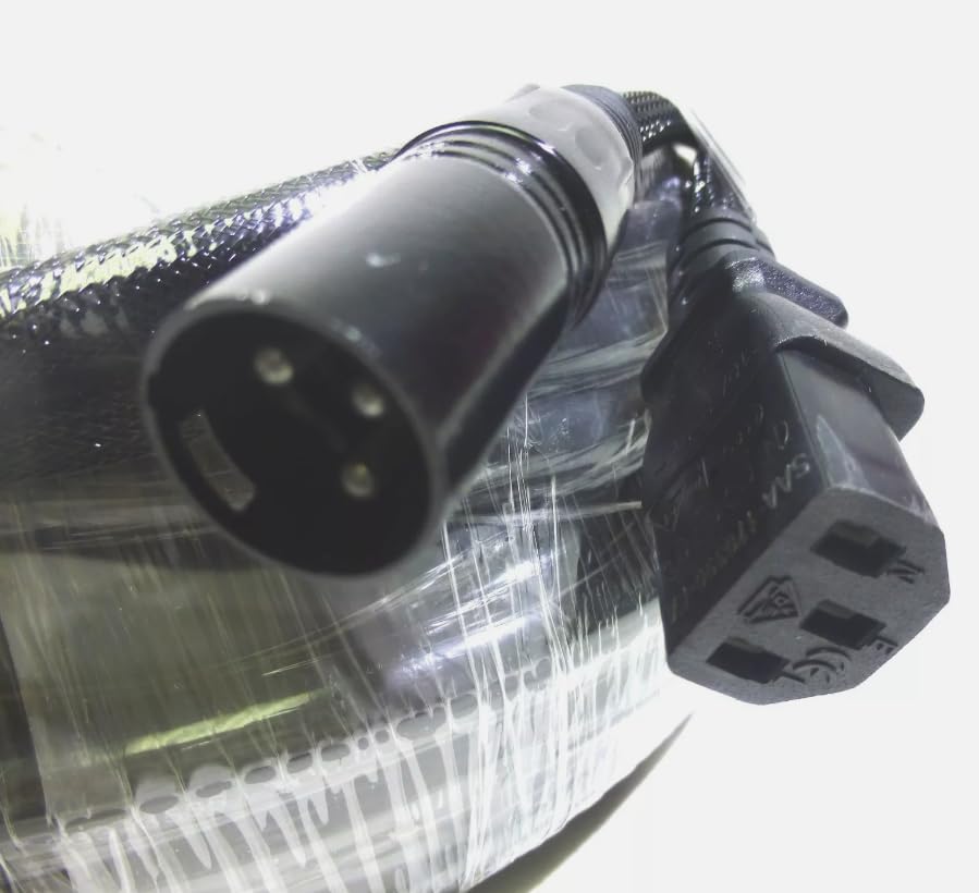 LASE 100 Ft Siamese Cable AC Power & XLR NEUTRIK Audio Cable for Power Speakers