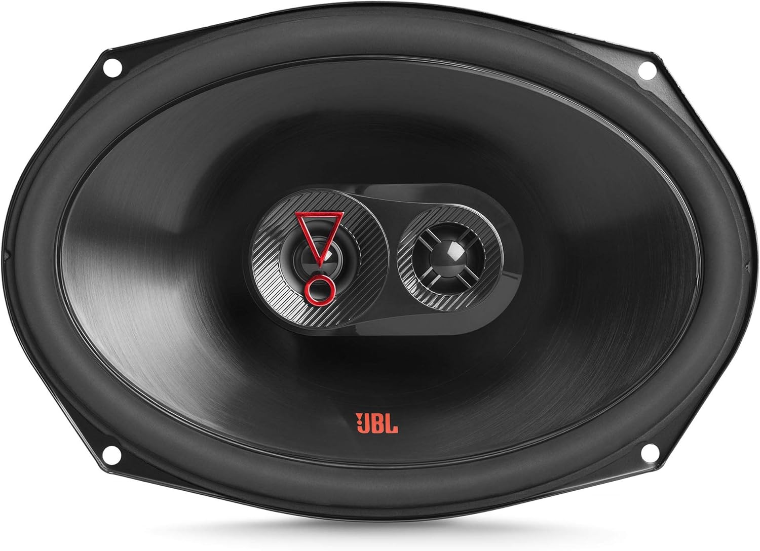 JBL Stage 39637F - 6” x 9” Three-way car audio speaker, No Grill, Black