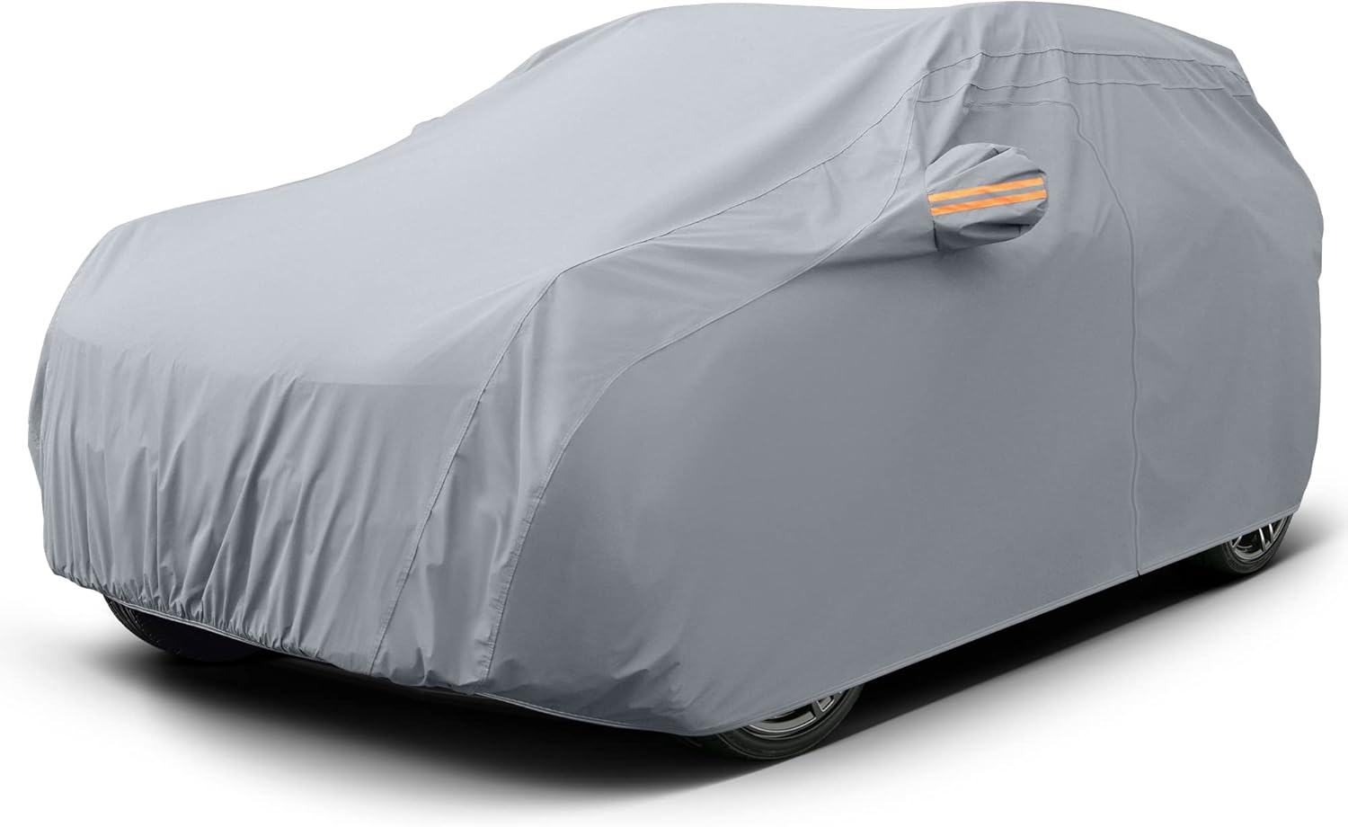 GXT All Weatherproof SUV Car Cover for Outdoor Automobiles, Heavy Duty TPE Fabric Full Protection for Rain Dirty Snow UV and Wind, Universal Fit for Compact or Full-Size SUV up to 190 inch