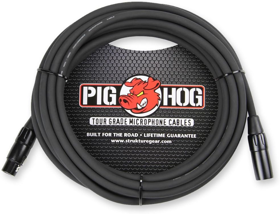 Strukture Pig Hog PHM20 10 pack 8mm Microphone XLR Mic Cable - 20ft