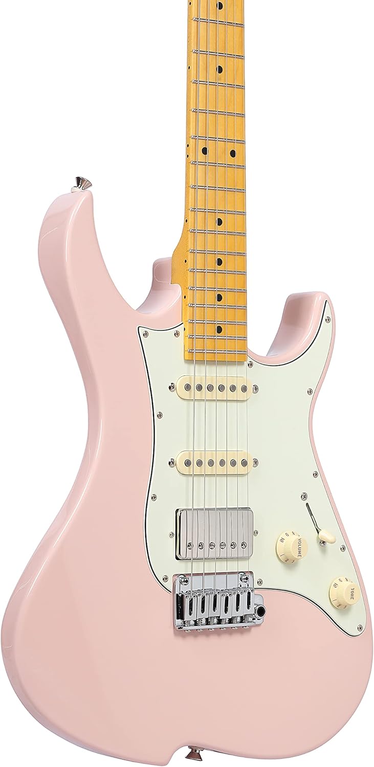 Vola Electric Guitar OZ RV MC Shell Pink Gloss Handmade in Japan MIJ Gotoh Bridge Gotoh Locking Tuner 6 Strings Modern C Neck For All Levels
