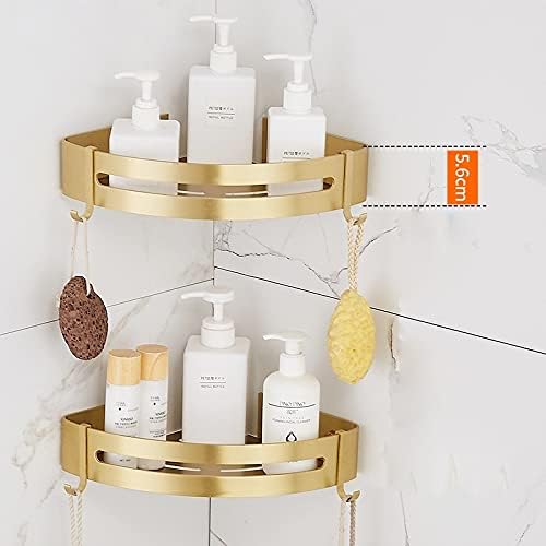 Shower Shelves Bath Hardware Sets, Bathroom Shelf, Towel Rack, Towel Hanger, Paper Holder, Toilet Brush Holder Bathing Accessories (Color : Shelf 40cm)