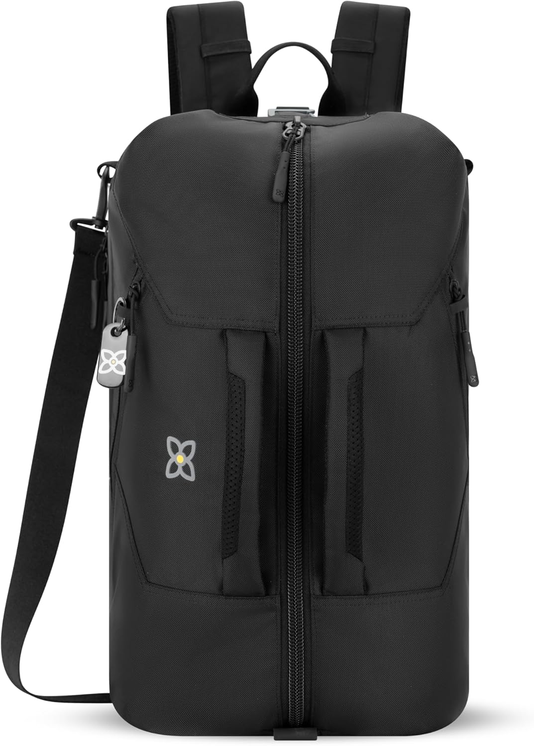 Sherpani Juno, Convertible Duffel Backpack, Durable 24L Expandable Carry-On, Shoulder Bag for Women, Fits 15 Inch Laptop for Travel, Sport, Hiking (Black)