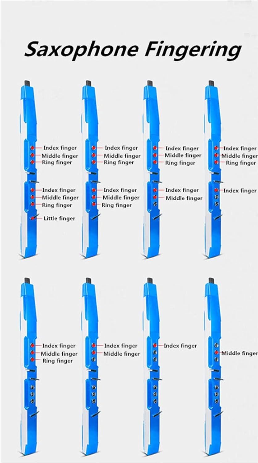 Sax Beginners Kit Digital Electronic Musical Instrument Cucurbit Flute Tube Flute Saxophone for Beginners Wind Instrument (Color : 8)