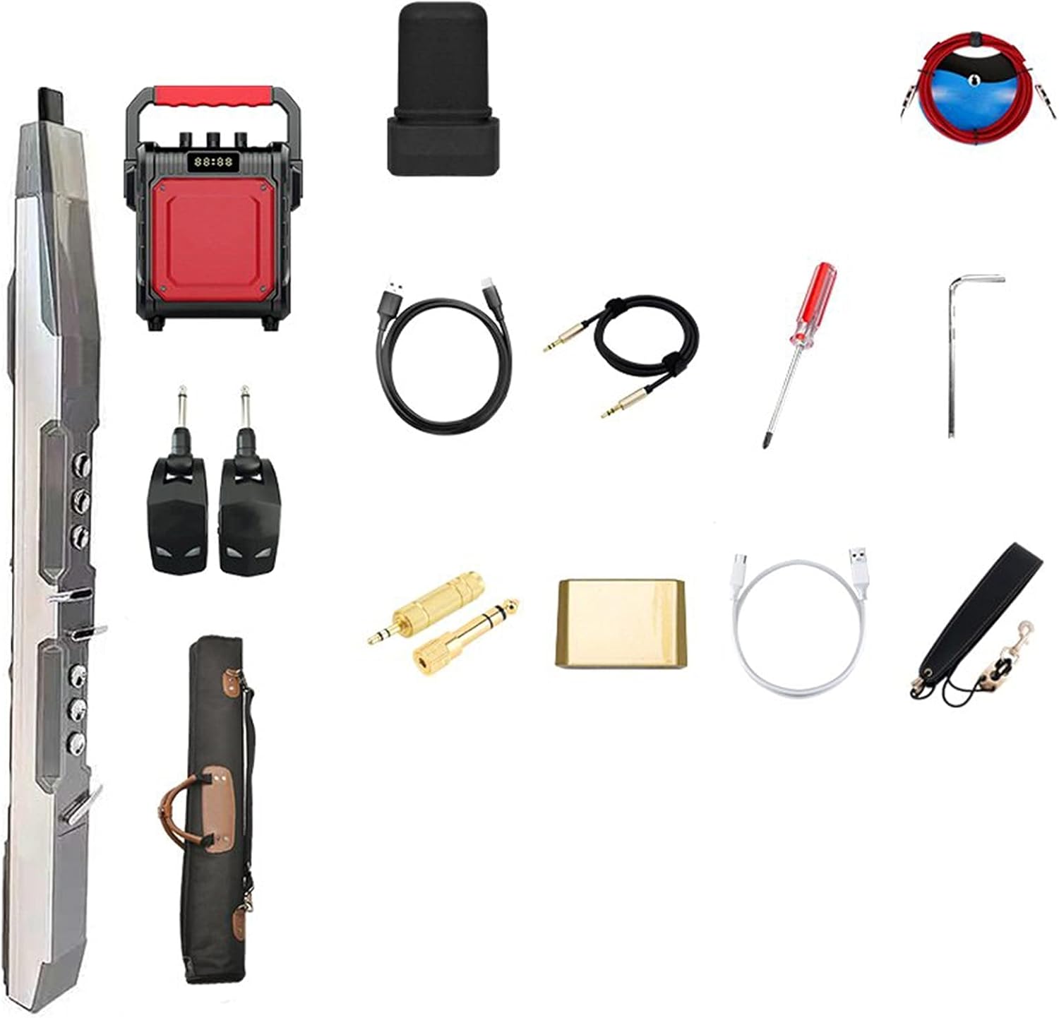 Digital Electronic Wind Instrument, Electric Saxophone, Leisure Instrument Student Saxophone (Color : 2)