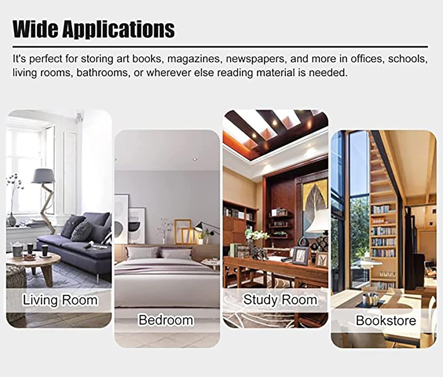 Acrylic Floating Shelves 2 Tier, Acrylic Brochure Holder Magazine Rack,Wall Mount Bookshelf Bathroom Floating Shelves Organizer for Office Waiting Room Home Display ( Color : Orange+Green , Size : L24