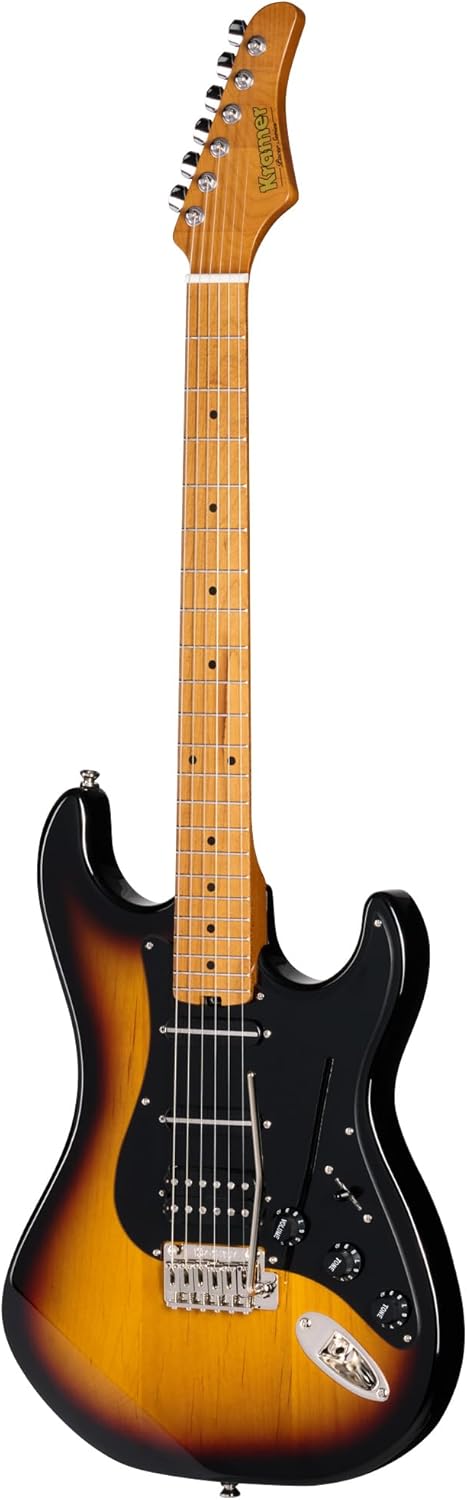 Kramer Pacer Deluxe GT, Tri Burst with Gig Bag