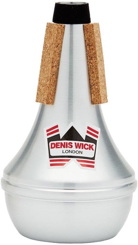 Denis Wick DW5520 Straight Mute for D Trumpet or Eb Cornet,Silver