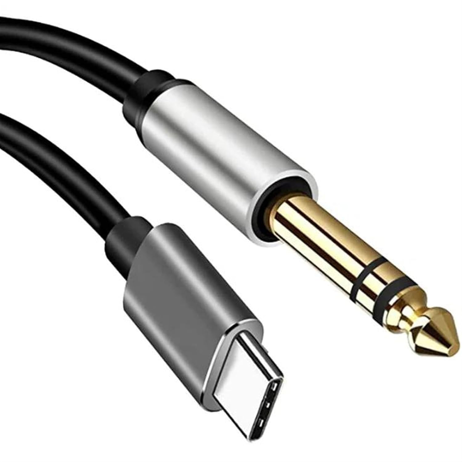 5m Type-C to 6.35mm Cell Phone Connection Electronic Piano Guitar Microphone Amplifier Audio Cable