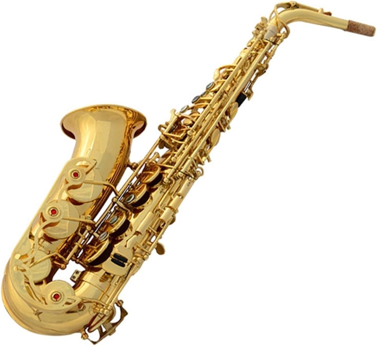 Saxophone for Beginners Woodwind Instrument Professional Alto E Flat with Saxophone Suitable for Beginners and Adults