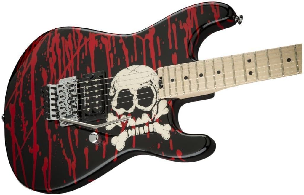 Charvel Warren DeMartini Signature Pro-Mod Blood and Skull - Blood and Skull