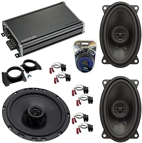 Harmony Audio HA-R46 Compatible with Chevy Blazer 1998-2005 Car Stereo Rhythm Series 4x6 Replacement 120W Speakers, HA-R65 6.5
