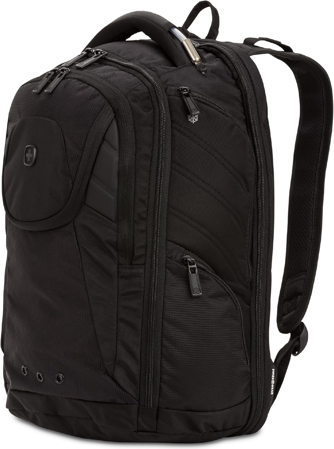 SwissGear 2762 ScanSmart Laptop Backpack, Fits Most 16 Inch Laptops, TSA Friendly, Work, School, Men's and Women's, Black
