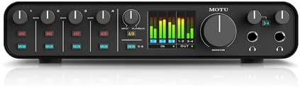 MOTU M6 6x4 USB-C Audio Interface with Studio-Quality Sound Bundle with 6Ave Cleaning Kit