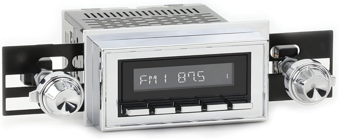 RetroRadio Compatible with 1958-60 Chevrolet Corvette Features Include Bluetooth, USB, AM/FM HBC-M2-108-11-72C1