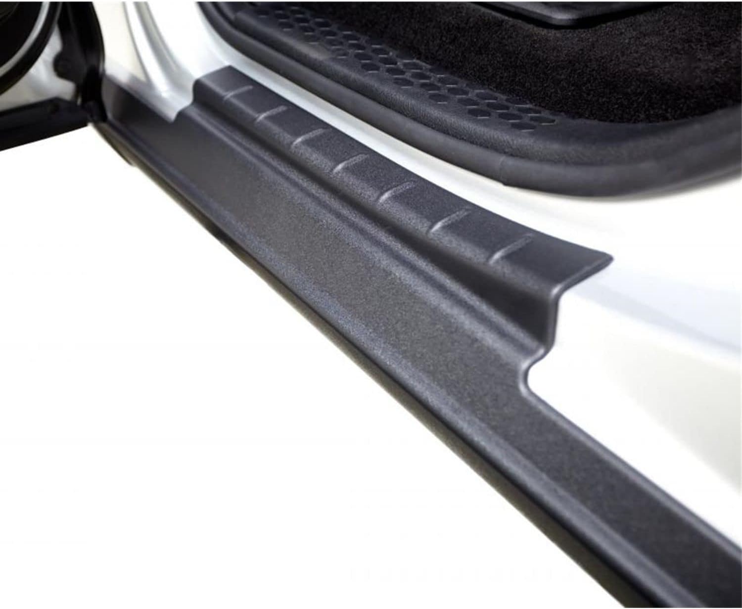 Bushwacker Trail Armor Side Rocker | 4-Piece Set, Black, Textured Finish | 14063 | Fits 1999-2016 Ford F-250/F-350/F-450 Super Duty SuperCrew