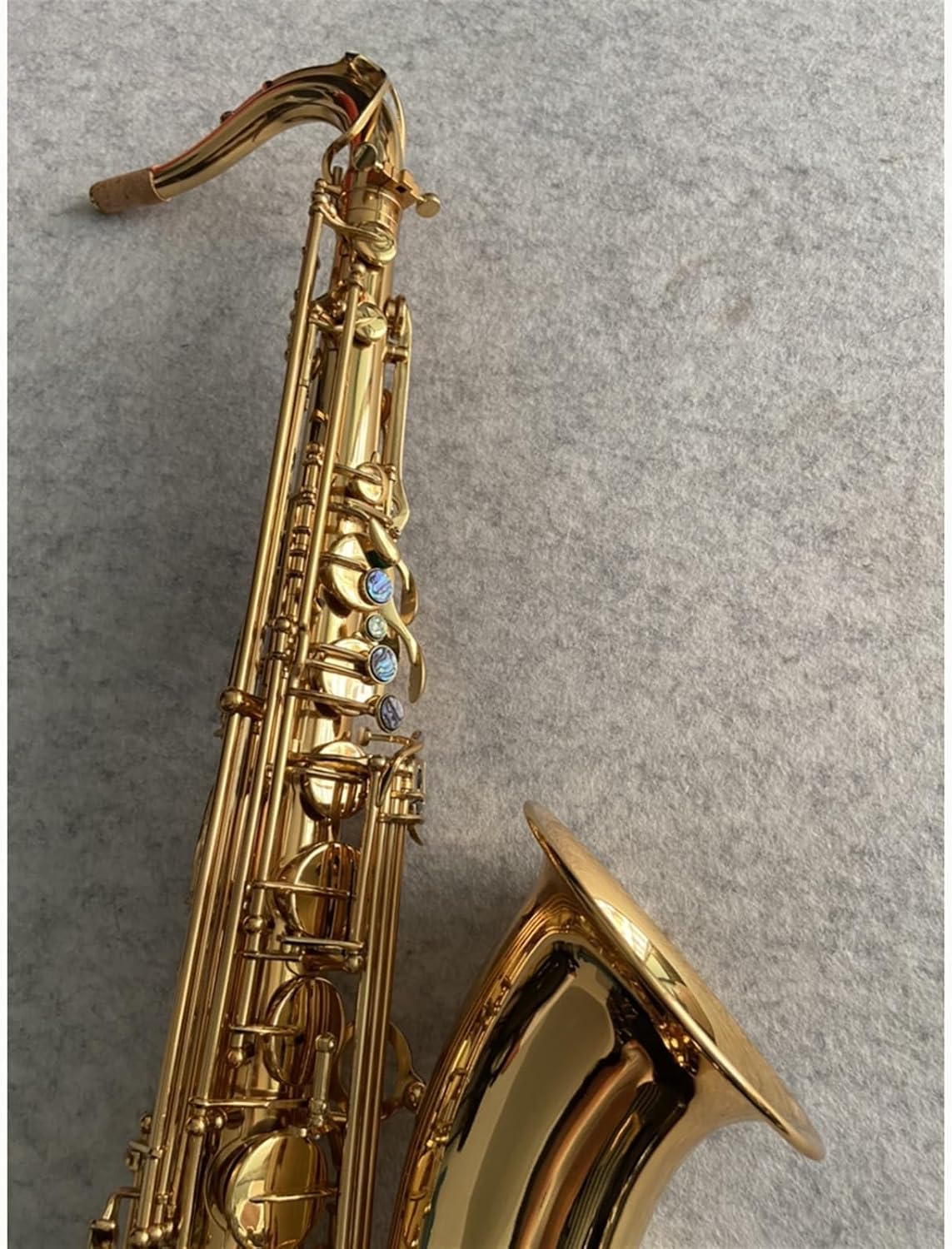 Woodwind Instrument Gold Tenor B Flat Saxophone