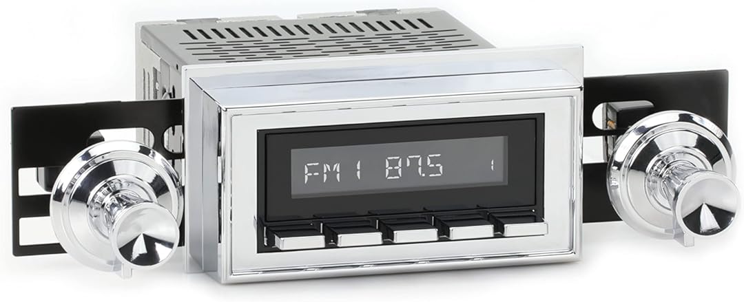 RetroRadio Compatible with 1960-62 Buick Invicta Features Include Bluetooth, AUX, AM/FM LABC-M1-108-09-79B