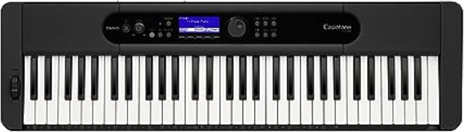 Casio Casiotone CT-S400 – 61-Key Touch-Responsive Portable Keyboard | AiX Sound, 600 Tones, 200 Rhythms, Pitch Bend, USB-MIDI, Surround Speakers, Chordana App Compatible | Lightweight & Travel-Ready