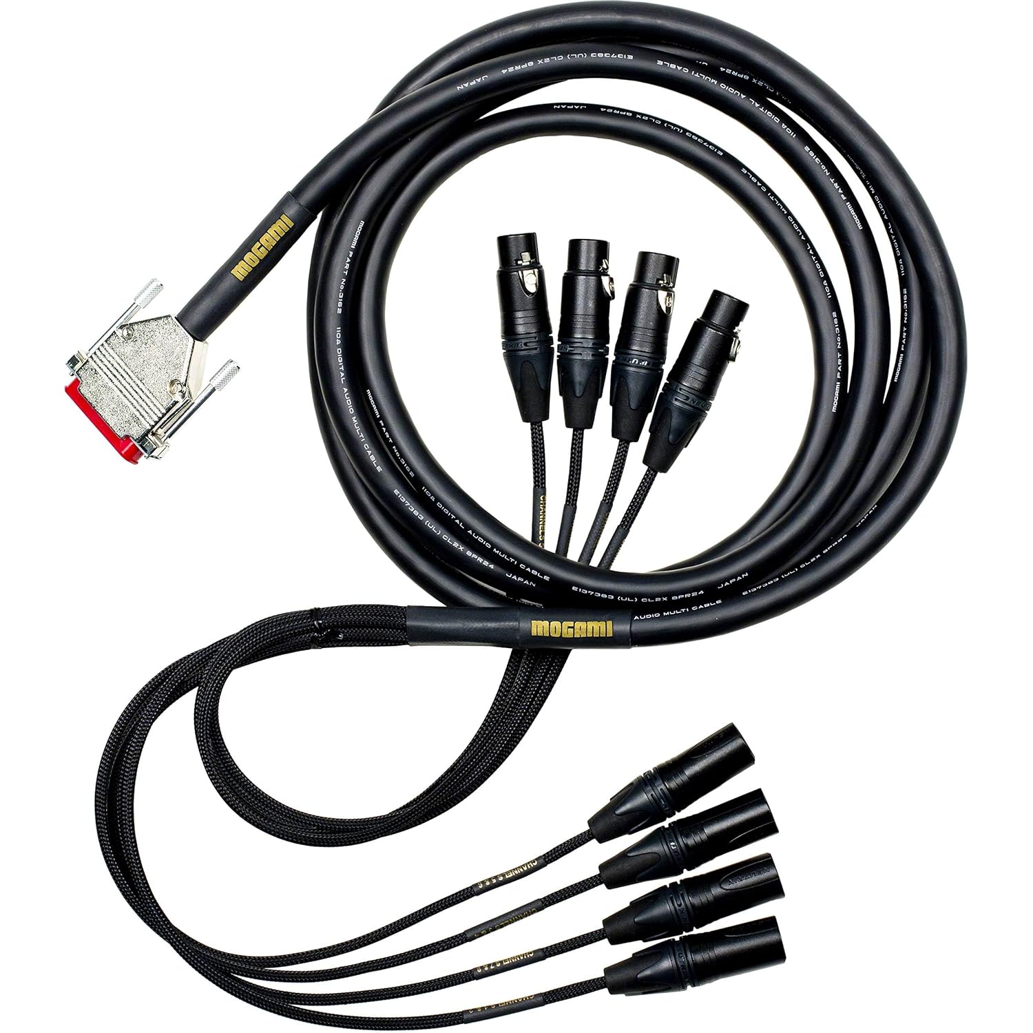 Mogami Gold AES TD DB25 XLR 25 AES Interface Compatible with All Tascam Format Machines 3 feet