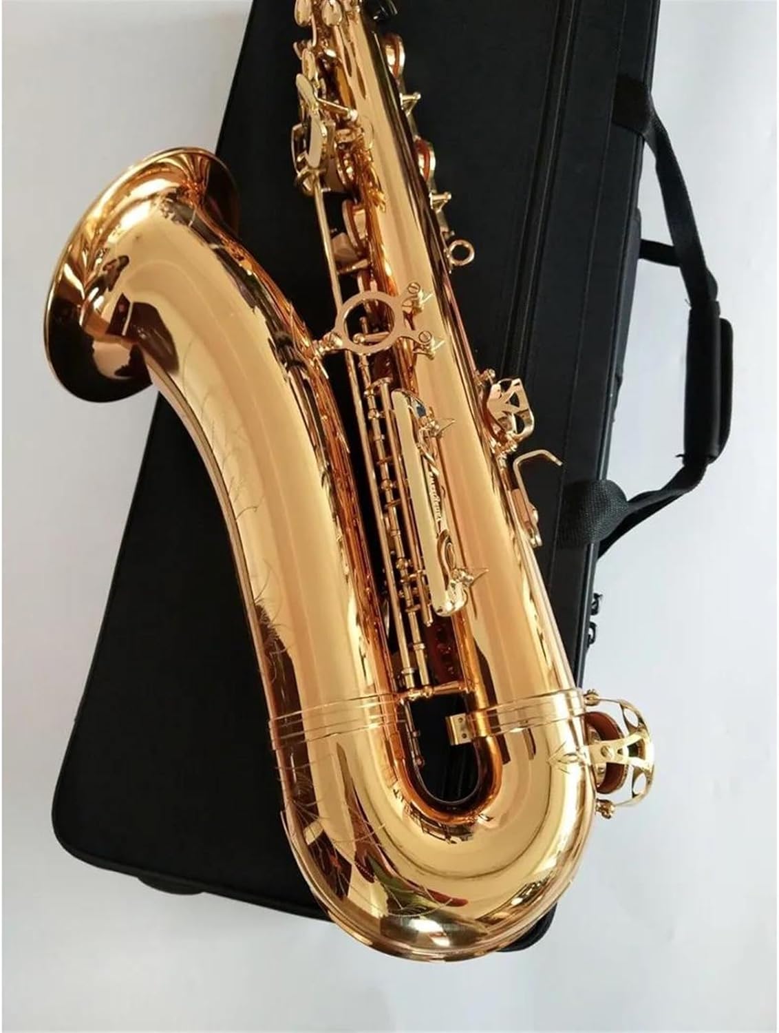 Woodwind Instruments Professional Japan Bb Tenor Saxophone Playing Gold Tenor Sax With Mouthpiece