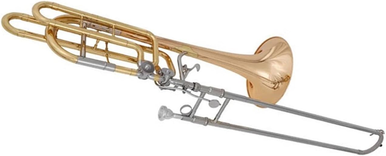 Adult Trombone Instrument Alto Trombone B Flat Instrument Lacquered Gold(5)