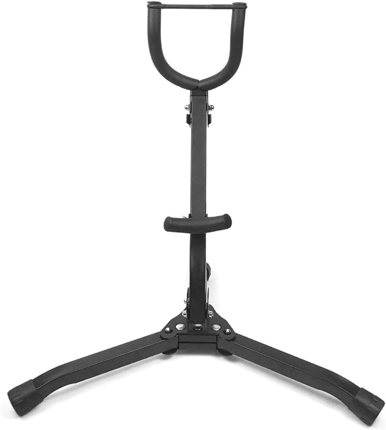 Saxophone Parts Alto Tenor Saxophone Stand Display Instrument Accessories Metal Material Triangle Base Design Folding Portable
