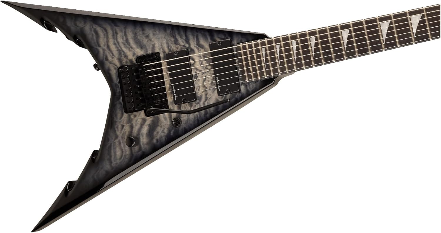 Jackson Pro Series Corey Beaulieu Signature King V KV7Q 7-string Electric Guitar - Transparent Black